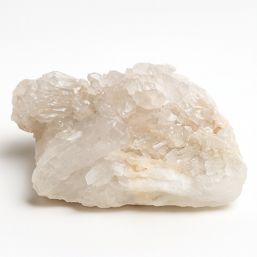 White Crystal Cluster – Natural Quartz Stone