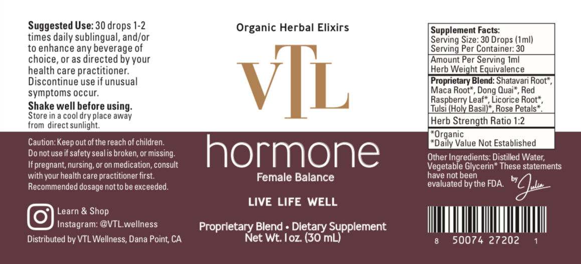 Hormone Elixir by VTL