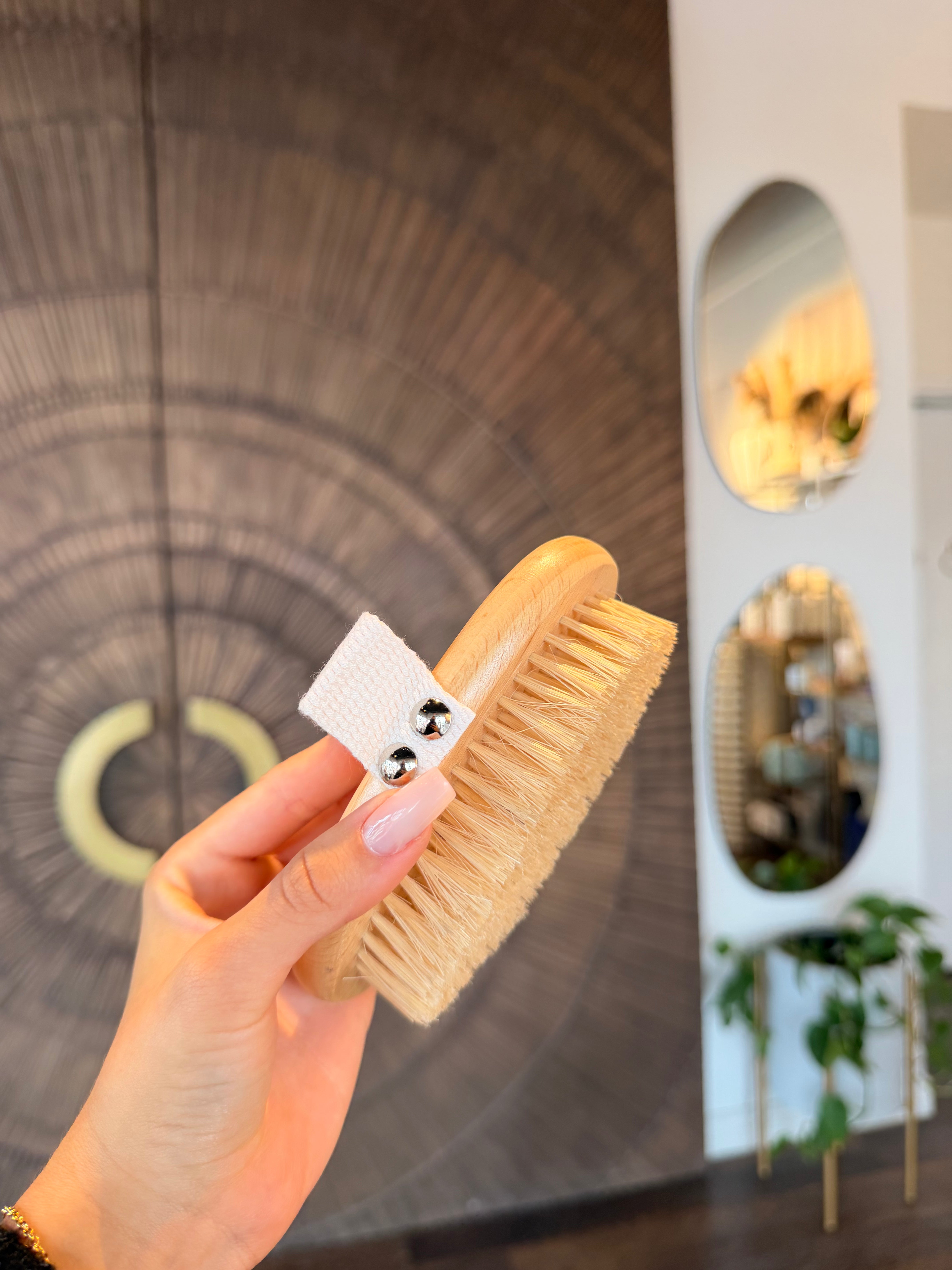 VTL Dry Body Brush – Natural Wood Exfoliating Brush