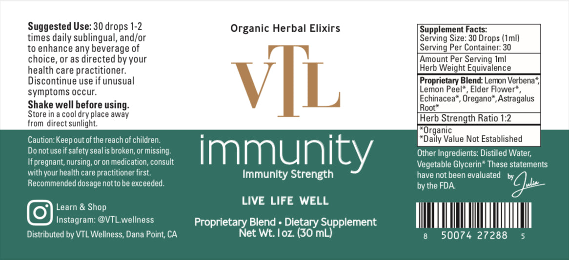Upl Elixir Label Immunity Elixir by VTL - Case of 12