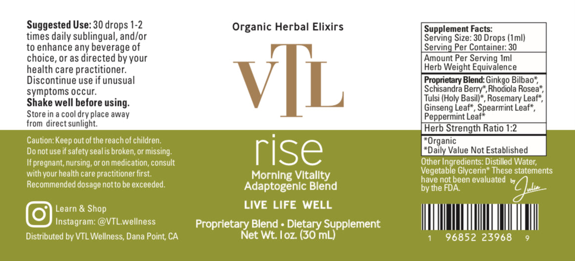 Rise Elixir by VTL - Case of 12